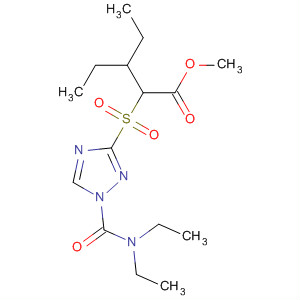 225223-83-6  Pentanoic acid,2-[[1-[(diethylamino)carbonyl]-1H-1,2,4-triazol-3-yl]sulfonyl]-3-ethyl-,methyl ester