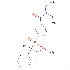 225223-87-0  Cyclohexanepropanoic acid,a-[[1-[(diethylamino)carbonyl]-1H-1,2,4-triazol-3-yl]sulfonyl]-, methylester