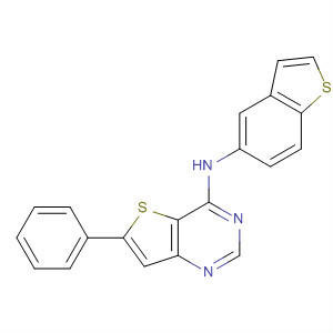 225382-00-3  Thieno[3,2-d]pyrimidin-4-amine, N-benzo[b]thien-5-yl-6-phenyl-