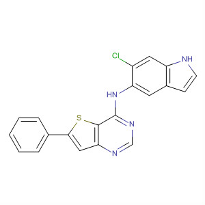 225383-92-6  Thieno[3,2-d]pyrimidin-4-amine, N-(6-chloro-1H-indol-5-yl)-6-phenyl-