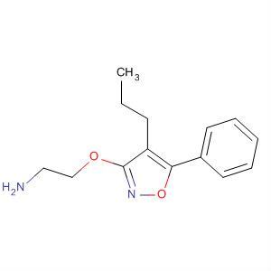 226416-10-0  Ethanamine, 2-[(5-phenyl-4-propyl-3-isoxazolyl)oxy]-
