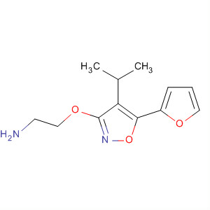 226416-22-4  Ethanamine, 2-[[5-(2-furanyl)-4-(1-methylethyl)-3-isoxazolyl]oxy]-