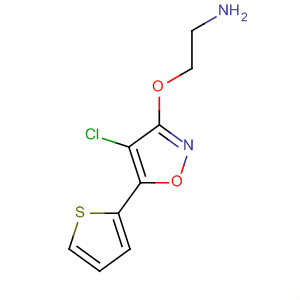 226416-24-6  Ethanamine, 2-[[4-chloro-5-(2-thienyl)-3-isoxazolyl]oxy]-