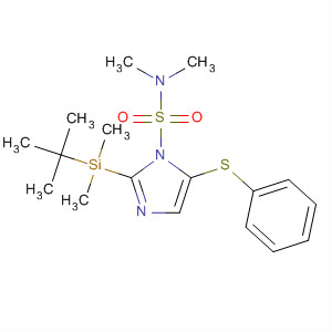 226571-63-7  1H-Imidazole-1-sulfonamide,2-[(1,1-dimethylethyl)dimethylsilyl]-N,N-dimethyl-5-(phenylthio)-