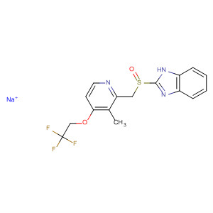 226904-00-3  1H-Benzimidazole,2-[[[3-methyl-4-(2,2,2-trifluoroethoxy)-2-pyridinyl]methyl]sulfinyl]-, sodiumsalt