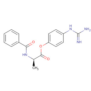 227006-38-4  D-Alanine, N-benzoyl-, 4-[(aminoiminomethyl)amino]phenyl ester