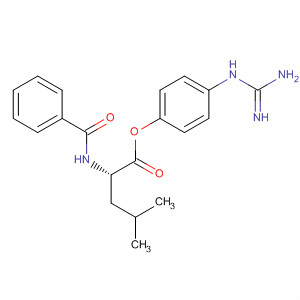 227006-40-8  L-Leucine, N-benzoyl-, 4-[(aminoiminomethyl)amino]phenyl ester