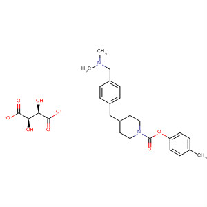 227100-63-2  1-Piperidinecarboxylic acid,4-[[4-[(dimethylamino)methyl]phenyl]methyl]-, 4-methylphenyl ester,(2R,3R)-2,3-dihydroxybutanedioate (1:1)