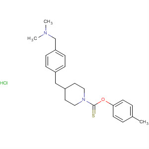 227100-65-4  1-Piperidinecarbothioic acid,4-[[4-[(dimethylamino)methyl]phenyl]methyl]-, O-(4-methylphenyl) ester,monohydrochloride