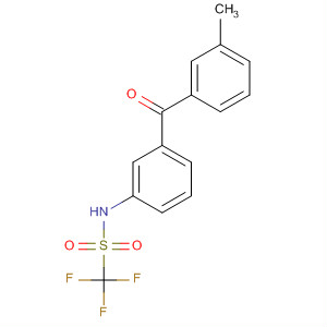 22731-42-6  Methanesulfonamide, 1,1,1-trifluoro-N-[3-(3-methylbenzoyl)phenyl]-