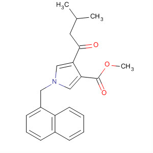 227321-69-9  1H-Pyrrole-3-carboxylic acid,4-(3-methyl-1-oxobutyl)-1-(1-naphthalenylmethyl)-, methyl ester