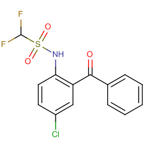 22736-99-8  Methanesulfonamide, N-(2-benzoyl-4-chlorophenyl)-1,1-difluoro-
