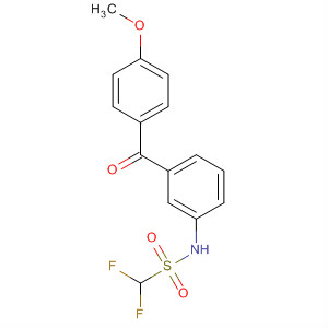 22737-02-6  Methanesulfonamide, 1,1-difluoro-N-[3-(4-methoxybenzoyl)phenyl]-