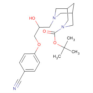 227939-99-3  3,7-Diazabicyclo[3.3.1]nonane-3-carboxylic acid,7-[3-(4-cyanophenoxy)-2-hydroxypropyl]-, 1,1-dimethylethyl ester