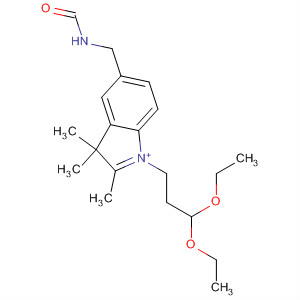 228272-72-8  3H-Indolium,1-(3,3-diethoxypropyl)-5-[(formylamino)methyl]-2,3,3-trimethyl-
