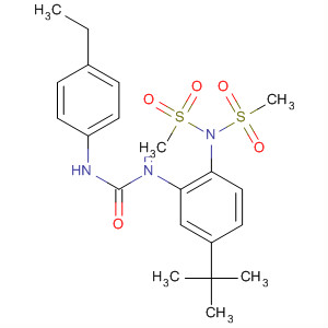 228417-57-0  Methanesulfonamide,N-[4-(1,1-dimethylethyl)-2-[[[(4-ethylphenyl)amino]carbonyl]amino]phenyl]-N-(methylsulfonyl)-