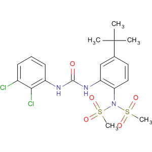 228417-58-1  Methanesulfonamide,N-[2-[[[(2,3-dichlorophenyl)amino]carbonyl]amino]-4-(1,1-dimethylethyl)phenyl]-N-(methylsulfonyl)-