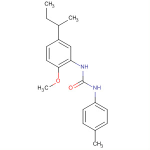 228418-32-4  Urea, N-[2-methoxy-5-(1-methylpropyl)phenyl]-N'-(4-methylphenyl)-