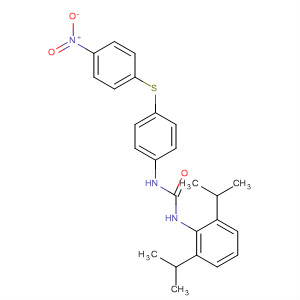 228544-65-8  Urea, N-[2,6-bis(1-methylethyl)phenyl]-N'-[4-[(4-nitrophenyl)thio]phenyl]-