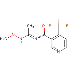 228553-46-6  3-Pyridinecarboxamide,N-[1-(methoxyamino)ethylidene]-4-(trifluoromethyl)-