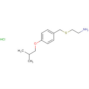 22876-75-1  Ethanamine, 2-[[[4-(2-methylpropoxy)phenyl]methyl]thio]-, hydrochloride