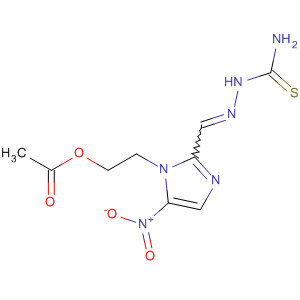 22962-12-5  Hydrazinecarbothioamide,2-[[1-[2-(acetyloxy)ethyl]-5-nitro-1H-imidazol-2-yl]methylene]-