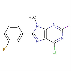 232254-97-6  9H-Purine, 6-chloro-8-(3-fluorophenyl)-2-iodo-9-methyl-
