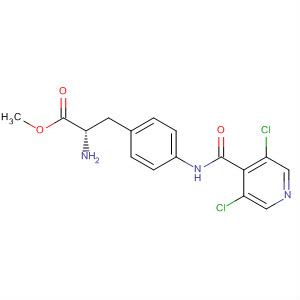 232618-10-9  L-Phenylalanine, 4-[[(3,5-dichloro-4-pyridinyl)carbonyl]amino]-, methylester