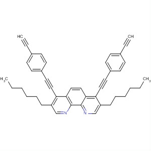 233262-46-9  1,10-Phenanthroline, 4,7-bis[(4-ethynylphenyl)ethynyl]-3,8-dihexyl-