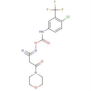 23398-55-2  Morpholine,4-[[[[[[4-chloro-3-(trifluoromethyl)phenyl]amino]carbonyl]oxy]imino]cyanoacetyl]-
