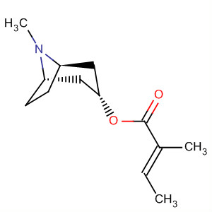 23517-33-1  2-Butenoic acid, 2-methyl-,(1R,3R,5S,6R)-8-methyl-8-azabicyclo[3.2.1]octane-3,6-diyl ester,(2E,2'E)-