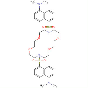 235435-22-0  1,4,10,13-Tetraoxa-7,16-diazacyclooctadecane,7,16-bis[[5-(dimethylamino)-1-naphthalenyl]sulfonyl]-