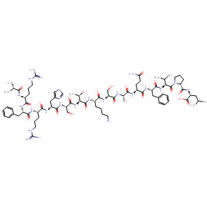 236120-43-7  L-Leucine,L-alanyl-L-arginyl-L-phenylalanyl-L-arginyl-L-histidyl-L-seryl-L-threonyl-L-lysyl-L-seryl-L-alanyl-L-glutaminyl-L-phenylalanyl-L-valyl-L-prolyl-