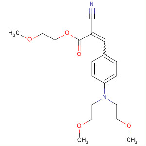 238424-70-9  2-Propenoic acid, 3-[4-[bis(2-methoxyethyl)amino]phenyl]-2-cyano-,2-methoxyethyl ester