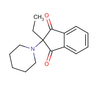 23860-93-7  1H-Indene-1,3(2H)-dione, 2-ethyl-2-(1-piperidinyl)-