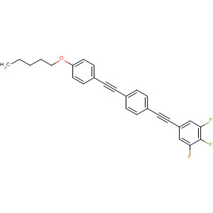 239104-62-2  Benzene,1-[[4-(pentyloxy)phenyl]ethynyl]-4-[(3,4,5-trifluorophenyl)ethynyl]-