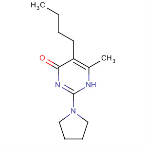 23942-12-3  4(1H)-Pyrimidinone, 5-butyl-6-methyl-2-(1-pyrrolidinyl)-