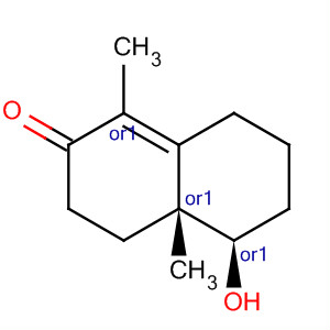 24138-10-1  2(3H)-Naphthalenone,4,4a,5,6,7,8-hexahydro-5-hydroxy-1,4a-dimethyl-, cis-