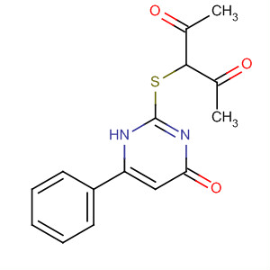242475-00-9  2,4-Pentanedione, 3-[(1,4-dihydro-4-oxo-6-phenyl-2-pyrimidinyl)thio]-
