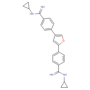 242807-54-1  Benzenecarboximidamide, 4,4'-(2,4-furandiyl)bis[N-cyclopropyl-