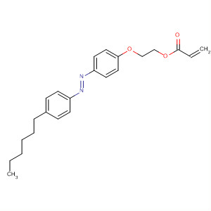243456-00-0  2-Propenoic acid, 2-[4-[(1E)-(4-hexylphenyl)azo]phenoxy]ethyl ester