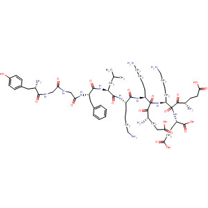 243655-11-0  L-Glutamic acid,L-tyrosylglycylglycyl-L-phenylalanyl-L-leucyl-L-lysyl-L-a-glutamyl-L-lysyl-L-a-glutamyl-L-lysyl-
