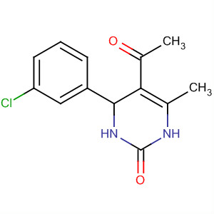 243853-34-1  2(1H)-Pyrimidinone, 5-acetyl-4-(3-chlorophenyl)-3,4-dihydro-6-methyl- 243853-34-1  2(1H)-Pyrimidinone, 5-acetyl-4-(3-chlorophenyl)-3,4-dihydro-6-methyl-
