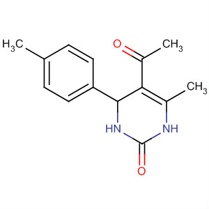 243853-39-6  2(1H)-Pyrimidinone, 5-acetyl-3,4-dihydro-6-methyl-4-(4-methylphenyl)- 243853-39-6  2(1H)-Pyrimidinone, 5-acetyl-3,4-dihydro-6-methyl-4-(4-methylphenyl)-