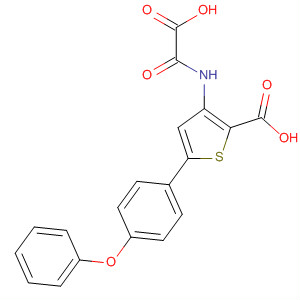 243985-16-2  2-Thiophenecarboxylic acid,3-[(carboxycarbonyl)amino]-5-(4-phenoxyphenyl)-