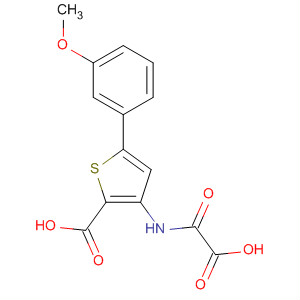 243985-40-2  2-Thiophenecarboxylic acid,3-[(carboxycarbonyl)amino]-5-(3-methoxyphenyl)-