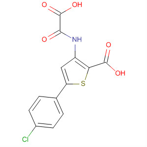 243985-61-7  2-Thiophenecarboxylic acid,3-[(carboxycarbonyl)amino]-5-(4-chlorophenyl)-