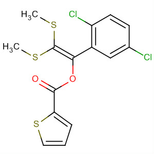 243990-71-8  2-Thiophenecarboxylic acid,1-(2,5-dichlorophenyl)-2,2-bis(methylthio)ethenyl ester
