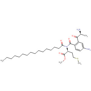 244013-68-1  L-Methionine, N-(1-oxohexadecyl)-b-alanyl-4-aminobenzoyl-, methylester