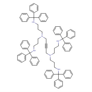 244033-29-2  2-Butyne-1,4-diamine,N,N,N',N'-tetrakis[3-[(triphenylmethyl)amino]propyl]-